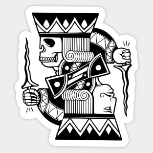 Skeleton Jack Tattoo Ink Sketch Sticker